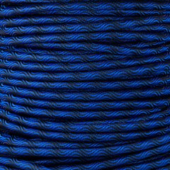 Smooth Wave Cord 10 mm - Blau & Schwarz