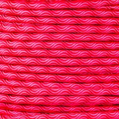 Smooth Wave Cord 10 mm - Rosa & Rot