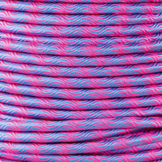 Smooth Wave Cord 10 mm - Rosa & Blau