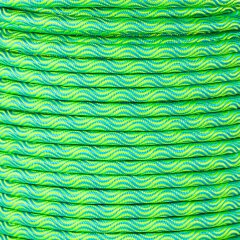 Smooth Wave Cord 10 mm - Grün & Blau