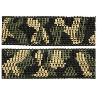 Gurtband camouflage forrest 50 mm