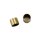 Premium Seilendkappe m. flachem Kopf - Imperial Gold 10 mm