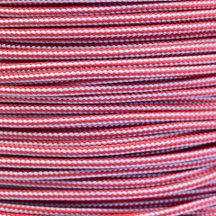 Paracord Typ 2 imperial red silver grey stripe