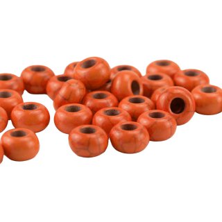 Turquoise Beads orange