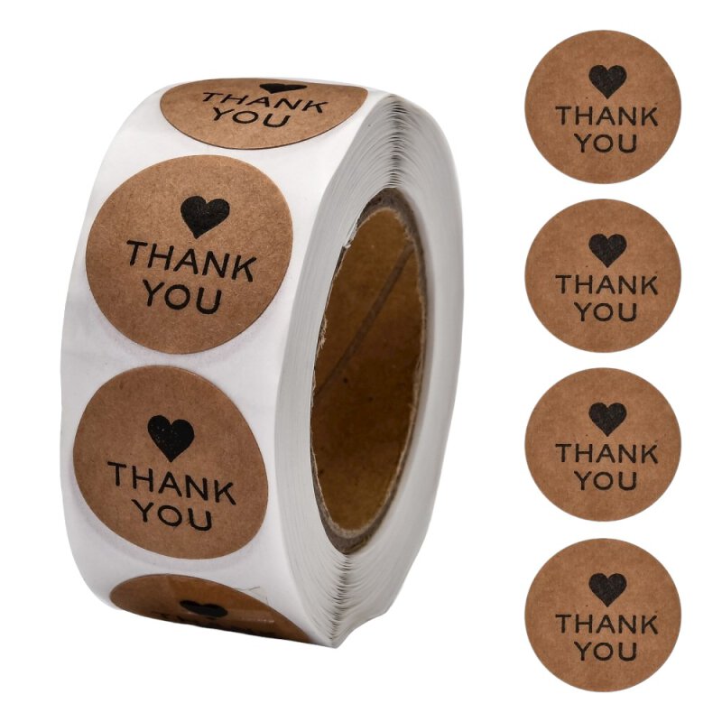 Sticker - thank you - 500 Stk.