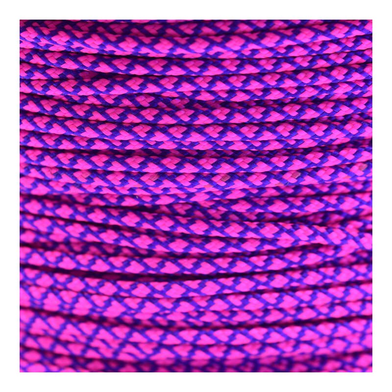 Paracord Typ 1 acid purple neon pink diamonds