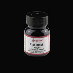 Angelus Acryl Lederfarbe - Flat Black (BL520)