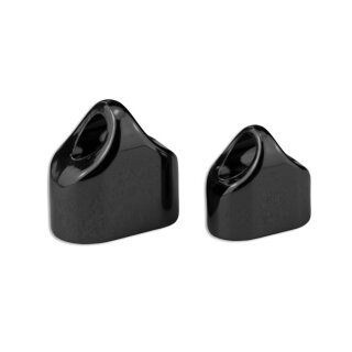 Doppelendkappe für Seile gun black