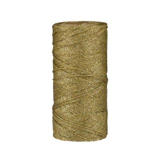 Linhasita Gewachstes Polyester Cord (PE-4), 1 mm, Farbe: OURO