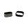 Eigene Gravur: Ferrule schwarz matt 20 x 10 mm Einseitig