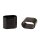 Eigene Gravur: Ferrule schwarz matt 20 x 20 mm Beidseitig