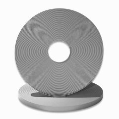 BioThane&reg; Schleppleine 16 mm silver 2 Meter