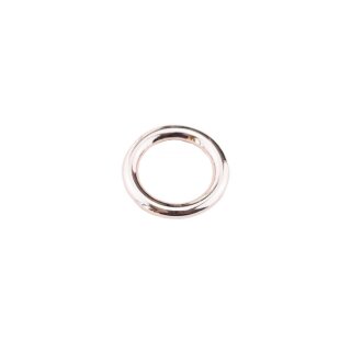Stahl Rundring champagner Ø15 mm