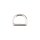 Stahl Halbrundring, D-Ring champagner