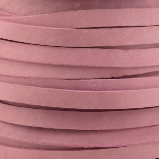 Fettlederriemen endlos pastel rosa 8 mm