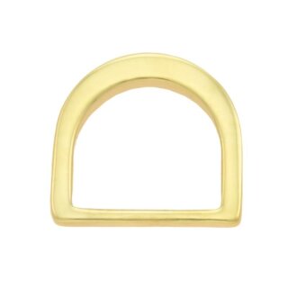 Messing Halbrundring, D-Ring "Luxe"