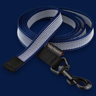 Softgrip Anti-Rutsch Sportleine Atlantikblau-Weiss...