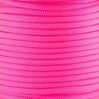 Premium - Hundeleineseil 8mm neon pink (Nylon)
