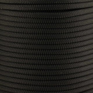 Premium - Hundeleineseil 8mm black carbon (Nylon)