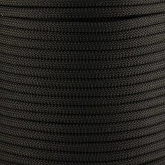 Premium - Hundeleineseil 8mm black carbon (Nylon)
