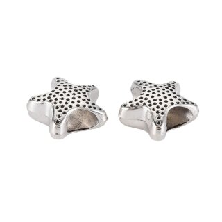 Antiksilber Bead "Seestern"