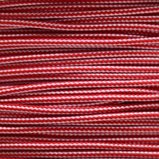 Paracord Typ 1 imperial red white stripe