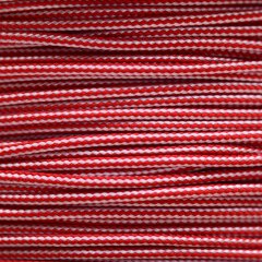 Paracord Typ 1 imperial red white stripe