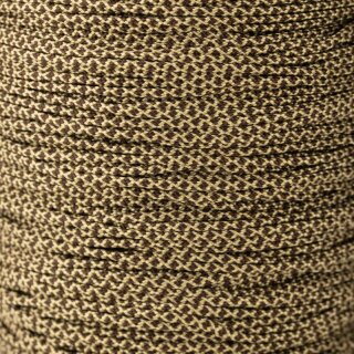 Paracord Typ 2 gold / walnut diamonds