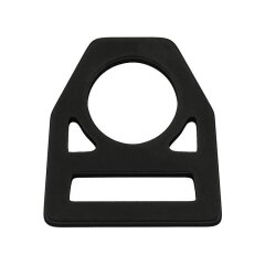 Dreieckiger D-Ring, Edelstahl schwarz 20 mm