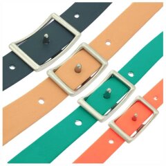 Conway- Schiffchen Schnallen aus Zinkdruckguss schwarz 17 mm