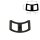 Conway- Schiffchen Schnallen aus Zinkdruckguss schwarz 17 mm