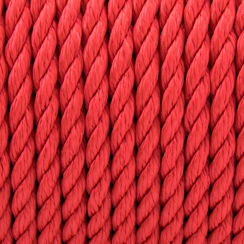Tauwerk 10mm Rot - 20m PP-Multifil Leine Für Boot & Garten
