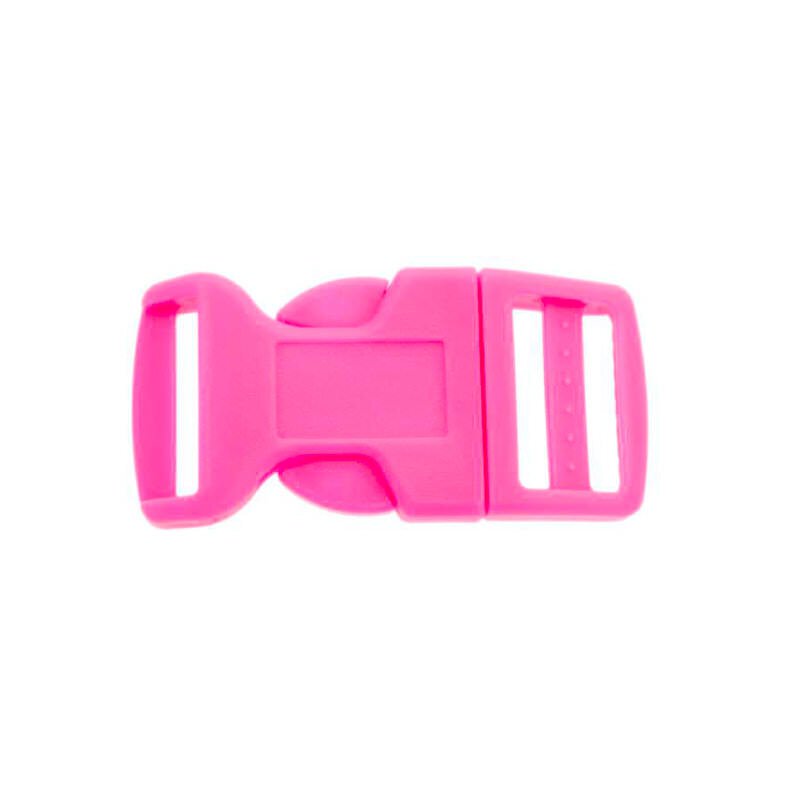 Farbiger Acetalverschluss Pink 20 mm