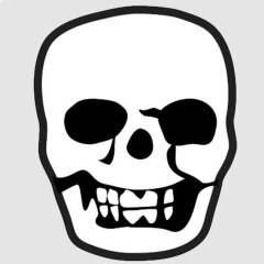 10er Set - Zombie Skull khaki