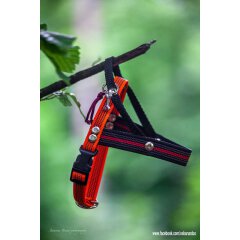Antirutsch Gurtband orange 15 mm