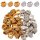 Tibetische Großlochperlen 11x15 mm – 40 Stück DIY Schmuck & Hund