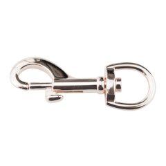 Bolzenkarabiner m. rundem Wirbel 65 x 15 mm champagner