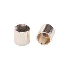 Premium Seilendkappe m. flachem Kopf - champagner 8 mm