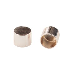 Premium Seilendkappe m. flachem Kopf - champagner 10 mm