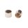 Premium Seilendkappe m. flachem Kopf - champagner 10 mm