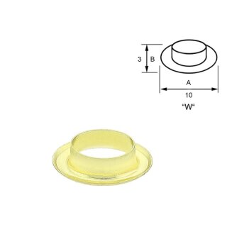 Ösenringe - 5.2 x 5.5 mm Messing kurz