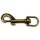 Bolzenkarabiner m. rundem Wirbel 80 x 15 mm imperial gold