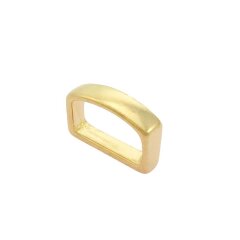 Polierte G&uuml;rtelschlaufe aus Messing 17 mm