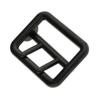Doppeldorn Gürtelschnallen 40 mm - Schwarz