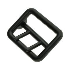 Doppeldorn Gürtelschnallen 40 mm - Schwarz