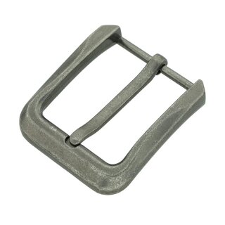 Gürtelschnallen 40 mm - Alt Silber