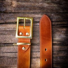 Gürtelschnalle aus Messing 38 mm