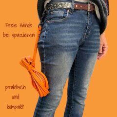 BioThane&reg; Easy Walk Leine 9 mm Polar Blue