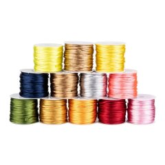 Profit-Pack Satinkordel 2mm, 12 x 10m assortiert