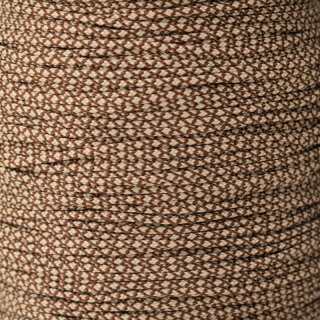Paracord Typ 2 chocolate brown / tan380 diamonds